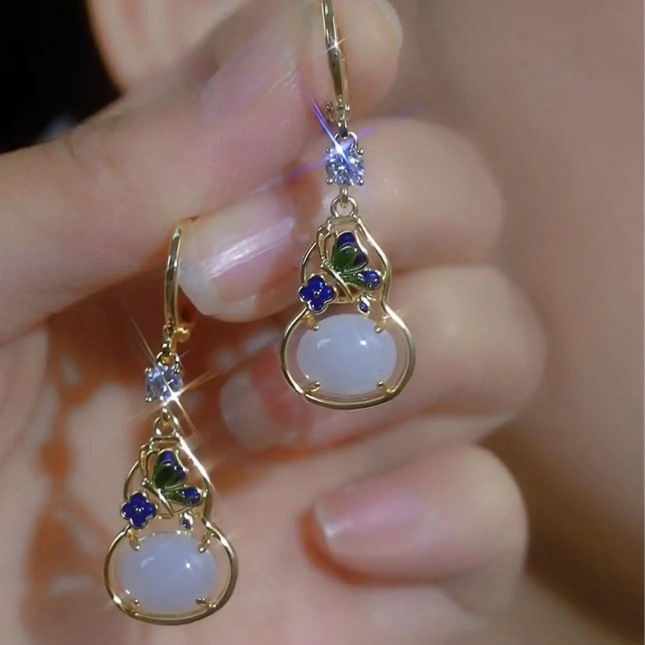 Eastern Aesthetic Asian- Drop Earrings