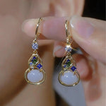 Eastern Aesthetic Asian- Drop Earrings