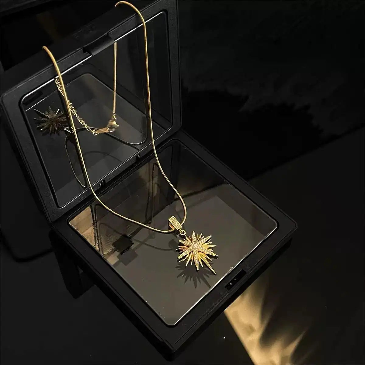 Eight-Point Star Pendant Necklace