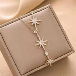 Eight-Pointed Star Tassel Necklace