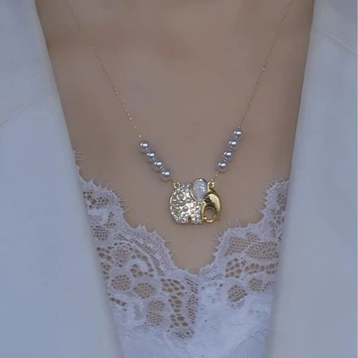 Elephant Pendant Necklace