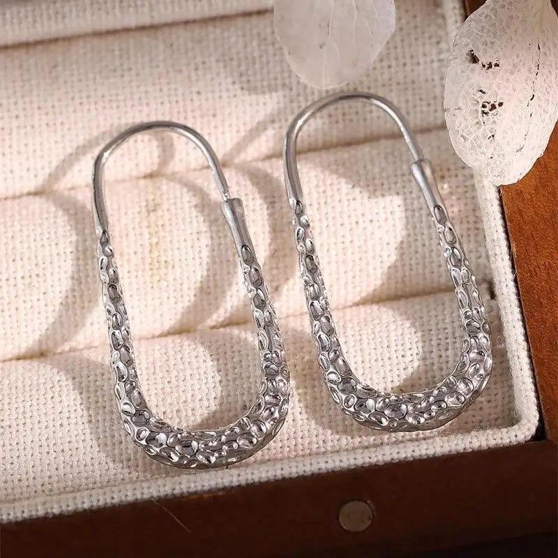 Euro-American Irregular Gold- Diamond Earrings