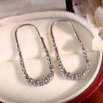 Euro-American Irregular Gold- Diamond Earrings