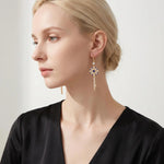 Euro-American Key Crystal Pendant Necklace