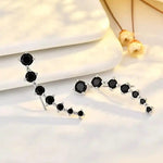 European Crystal Ear Line Earrings