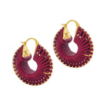 Fall Winter Mellard Hoop Earrings