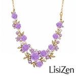 Faux Pearl Camellia Jewelry Set