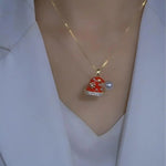 Festive Hat Beaded Necklace