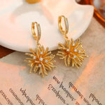 Firework Irregular Crystal Stud Earrings