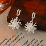 Firework Irregular Crystal Stud Earrings
