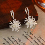 Firework Irregular Crystal Stud Earrings