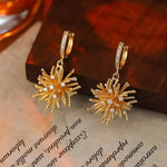 Firework Irregular Crystal Stud Earrings
