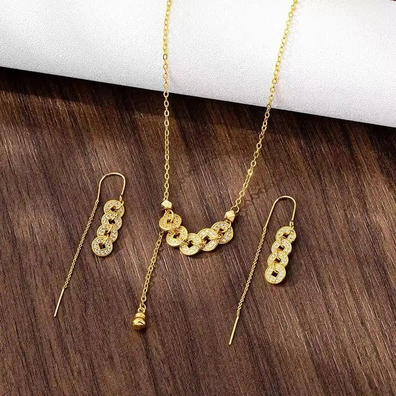 Five Emperors Coin Jewelry Set