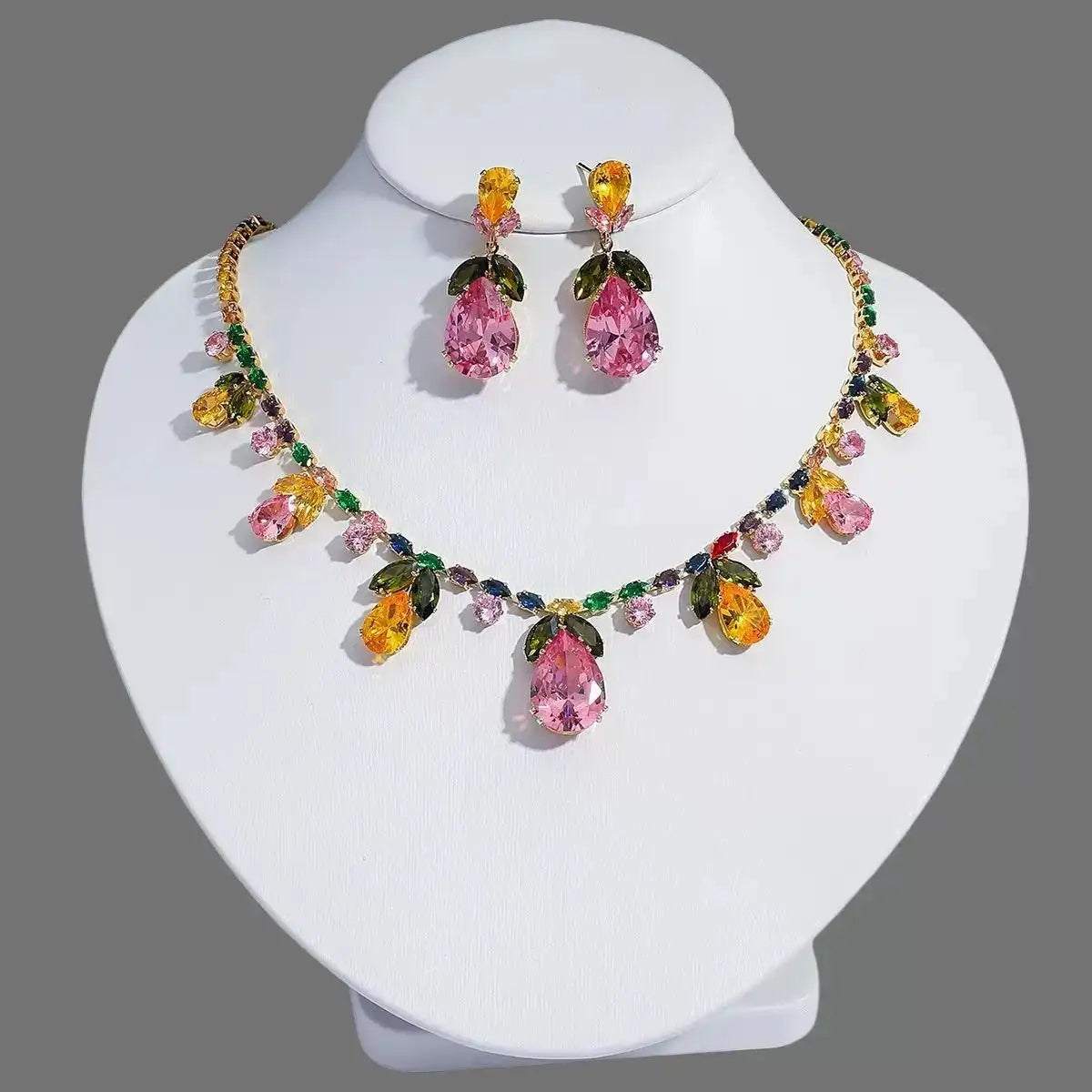 Flower Jewelry Set