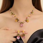 Flower Jewelry Set
