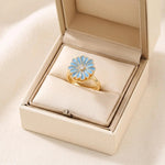 Flower Spinner Ring