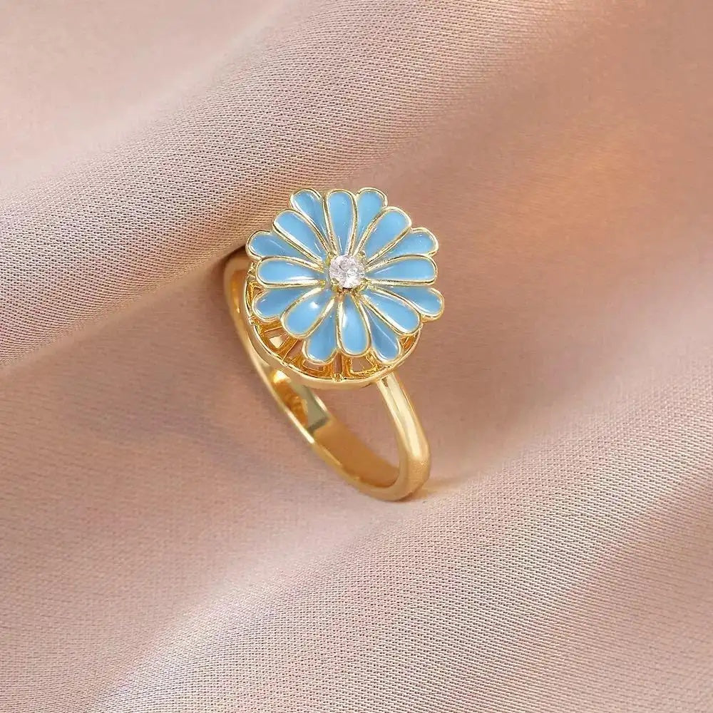 Flower Spinner Ring