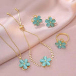 Flower Three- Rotating Jewelry Set