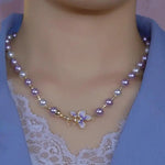 Forest Wisteria Shell Bead Necklace