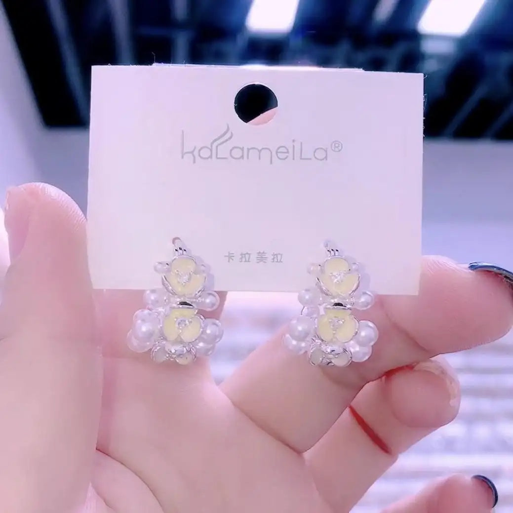 French Floral Beautiful Earrings