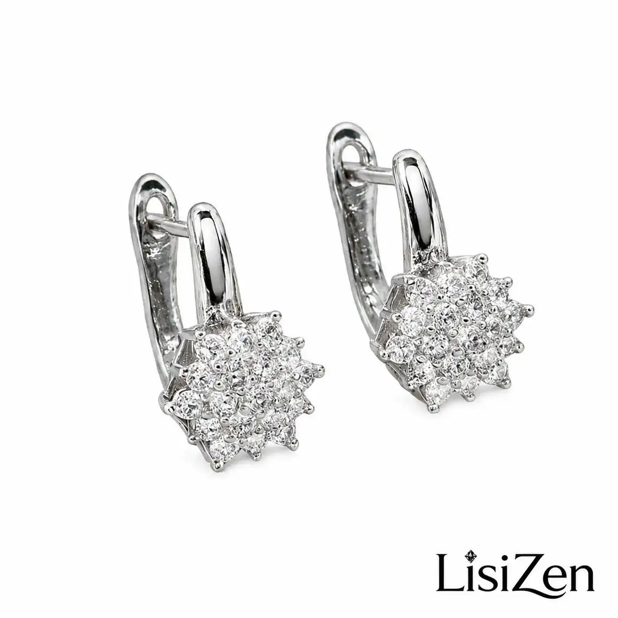 French Flower Stud Earrings