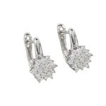 French Flower Stud Earrings