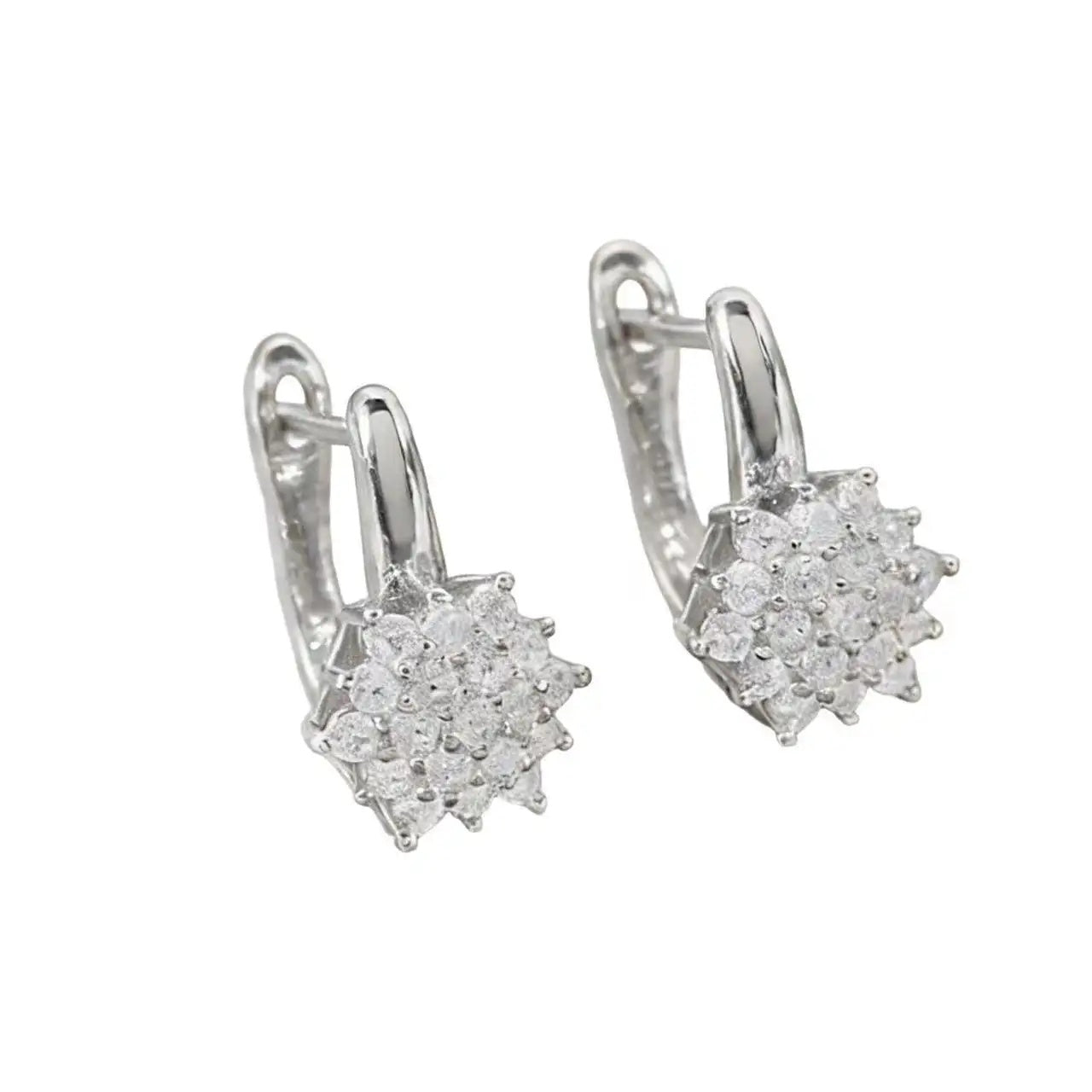 French Flower Stud Earrings