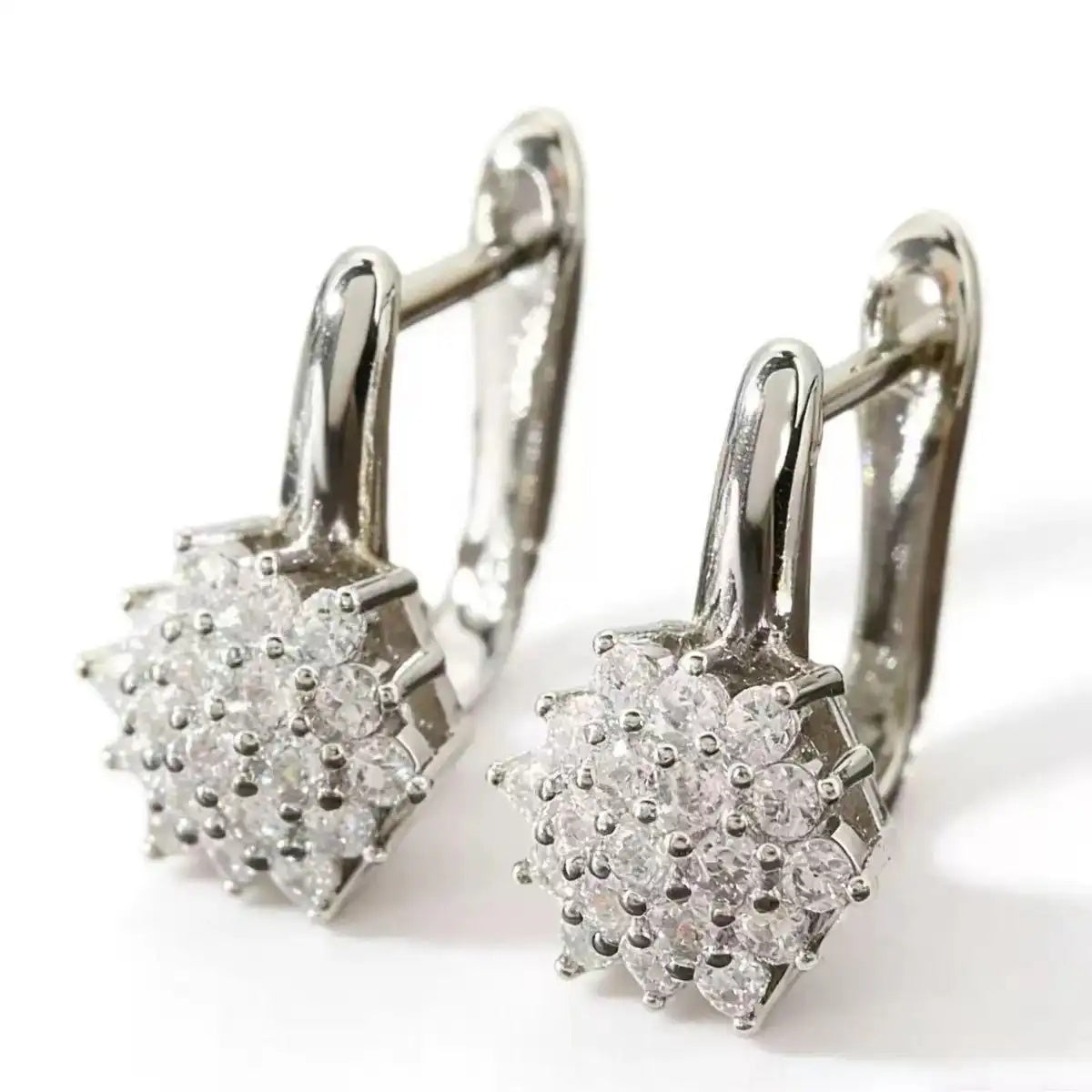 French Flower Stud Earrings