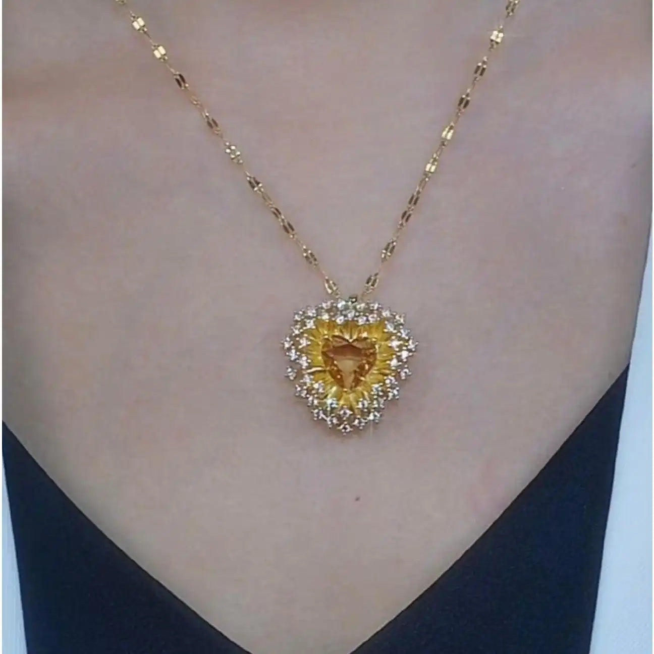 French Heart Necklace