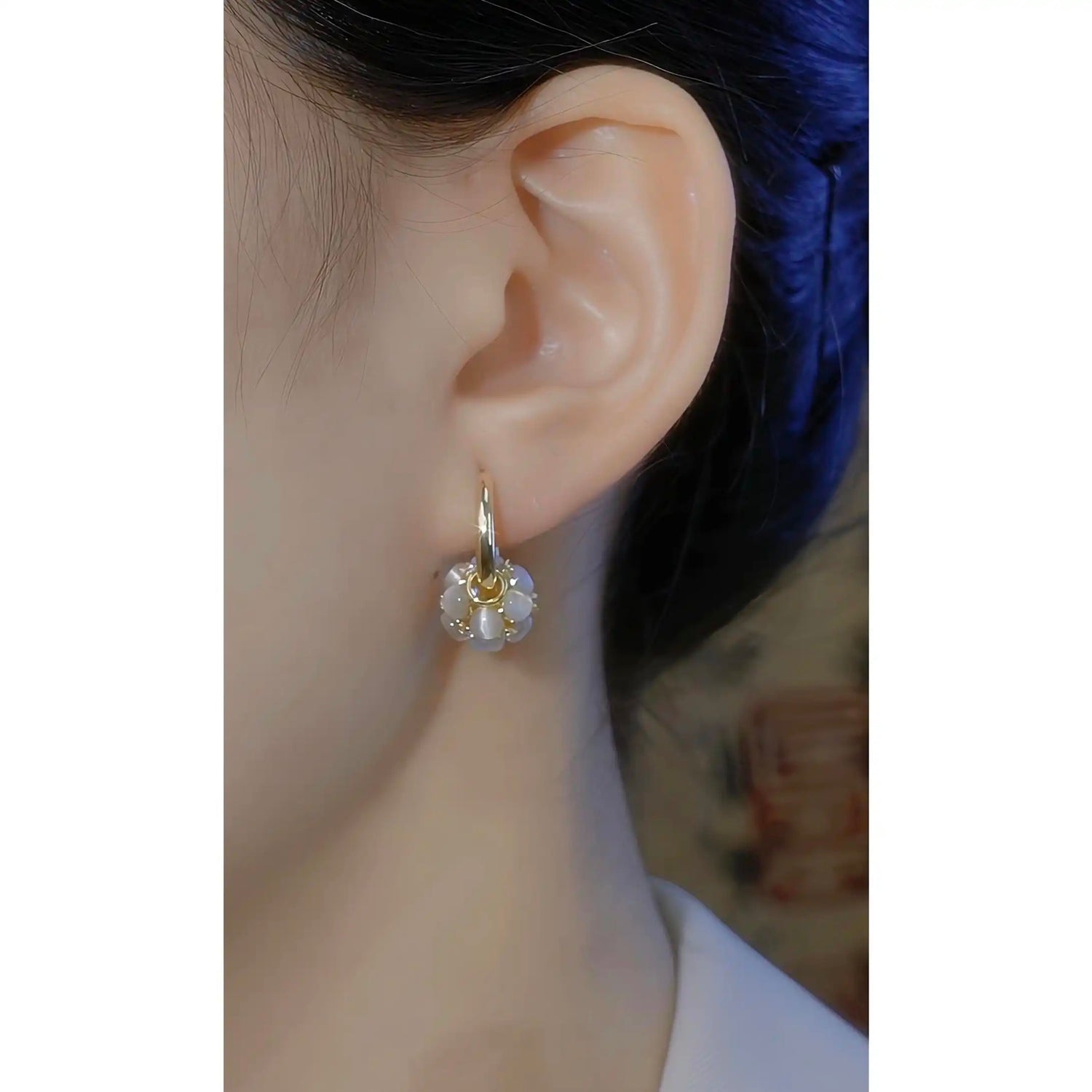French Minimalist Commuter Two-Way Cat Earrings