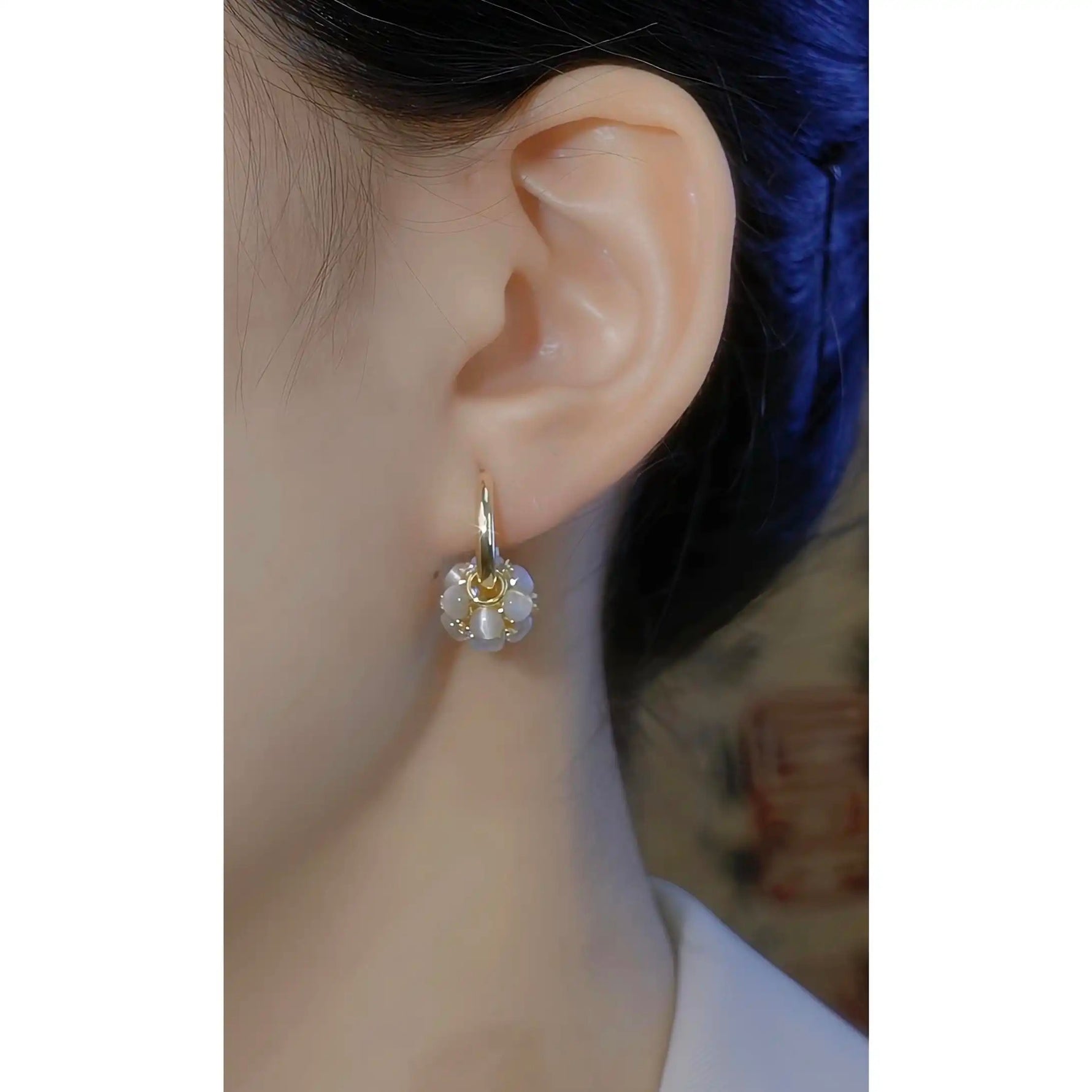 French Minimalist Commuter Two-Way Cat Earrings