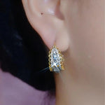 French Princess Lace Crystal Retro Earrings