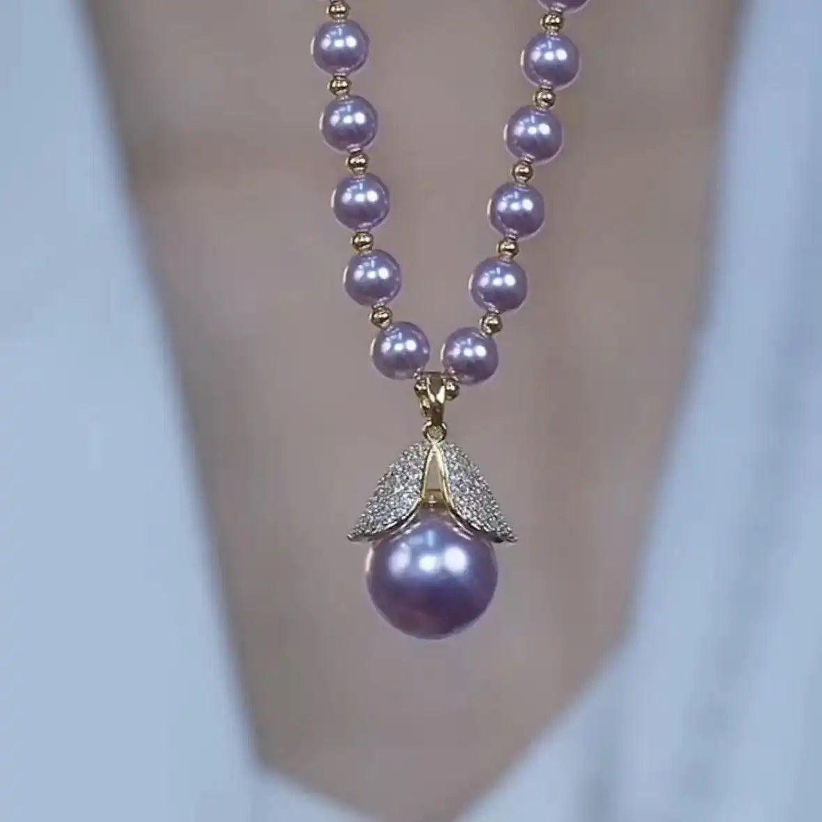 French Princess Pearl Necklace