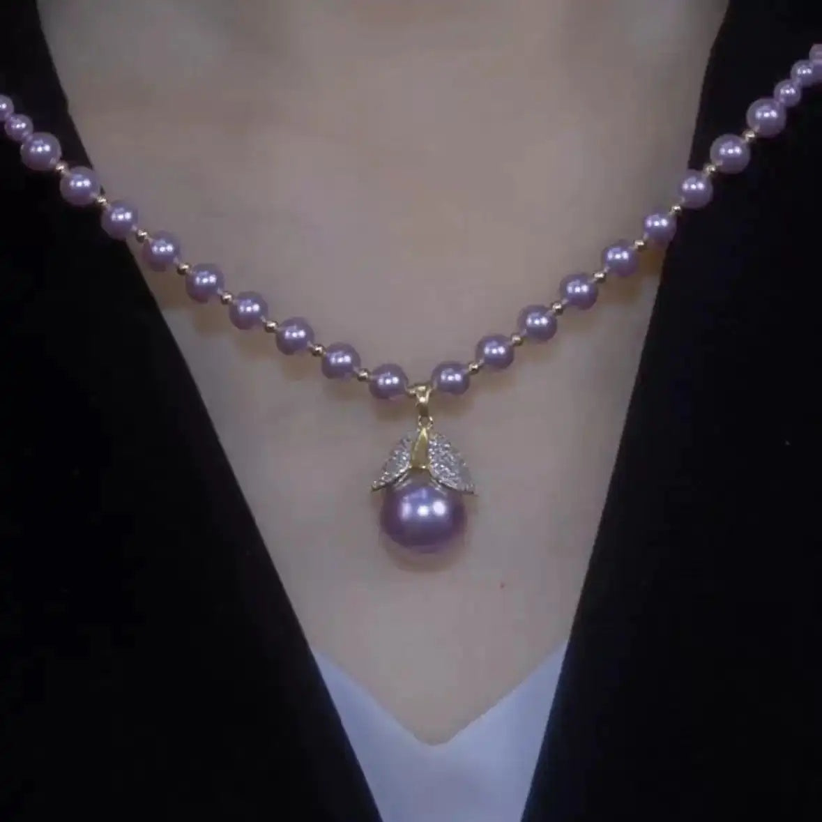 French Princess Pearl Necklace