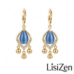 French Retro Baroque Pearl Earrings