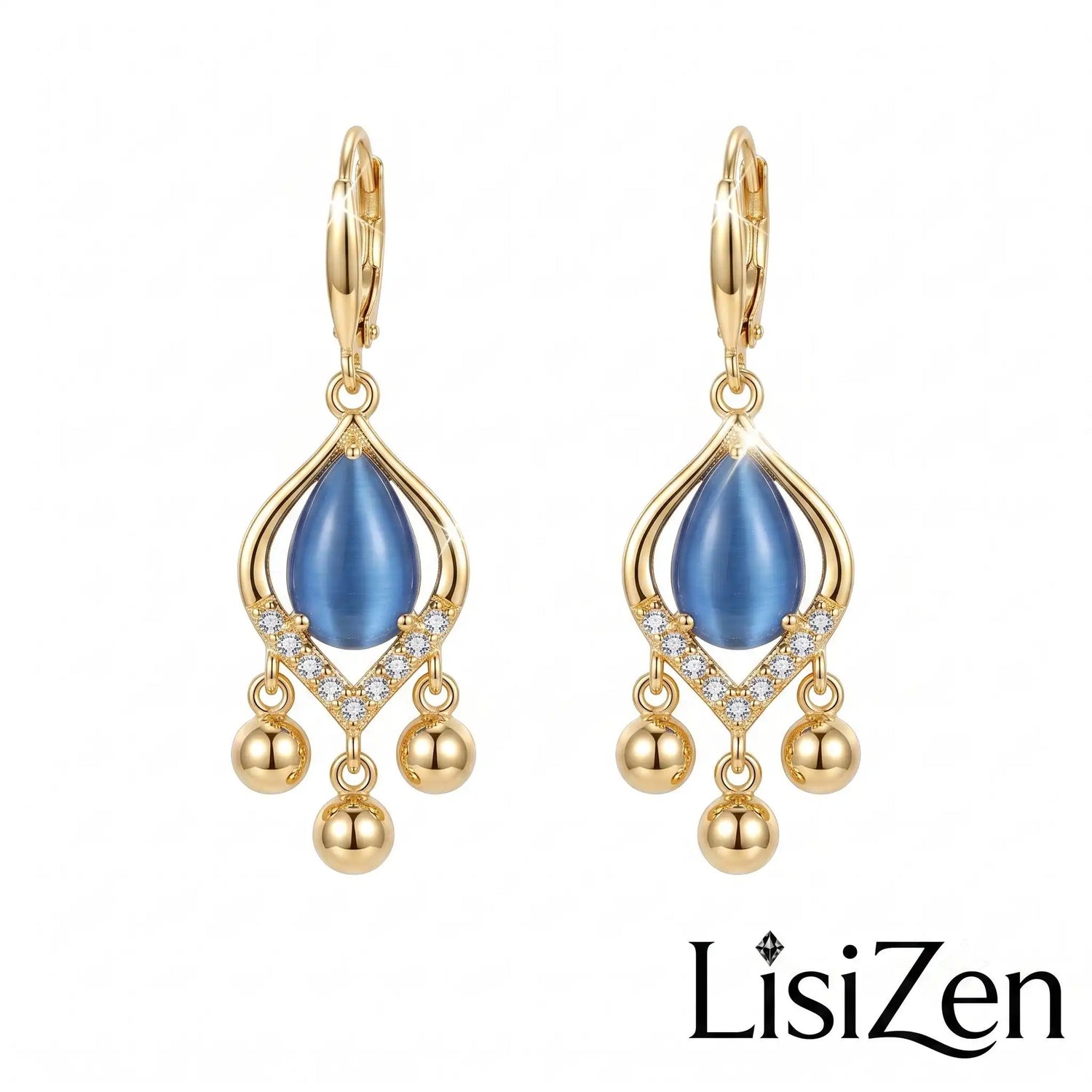 French Retro Baroque Pearl Earrings