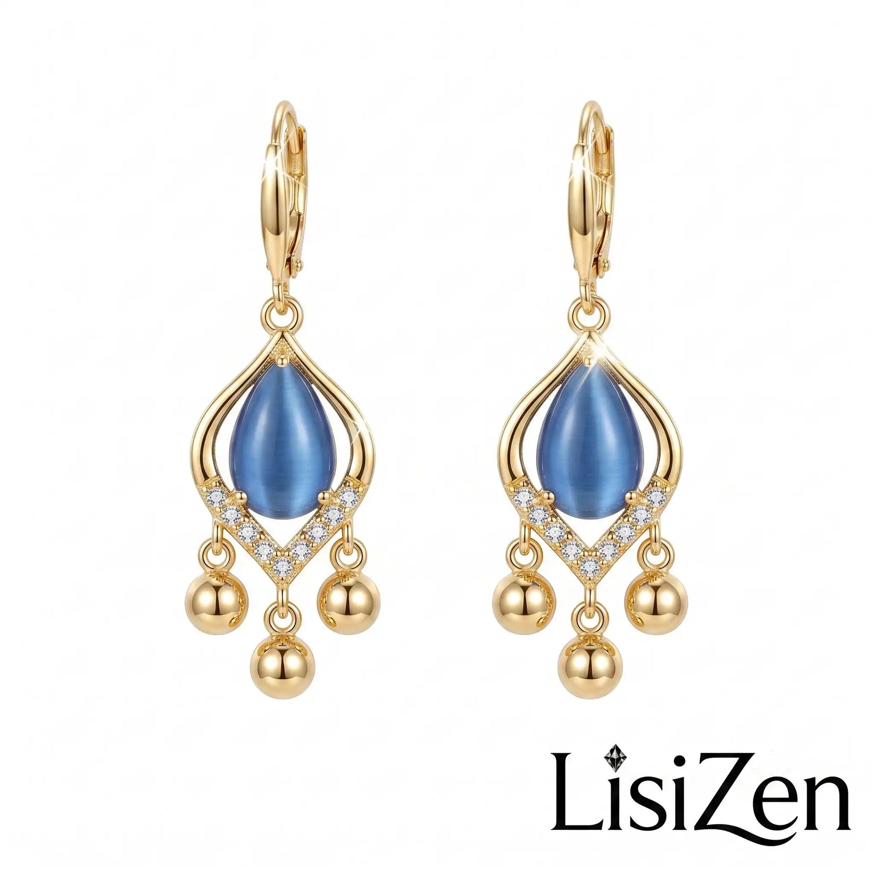French Retro Baroque Pearl Earrings