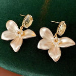 French Retro Crystal Earrings