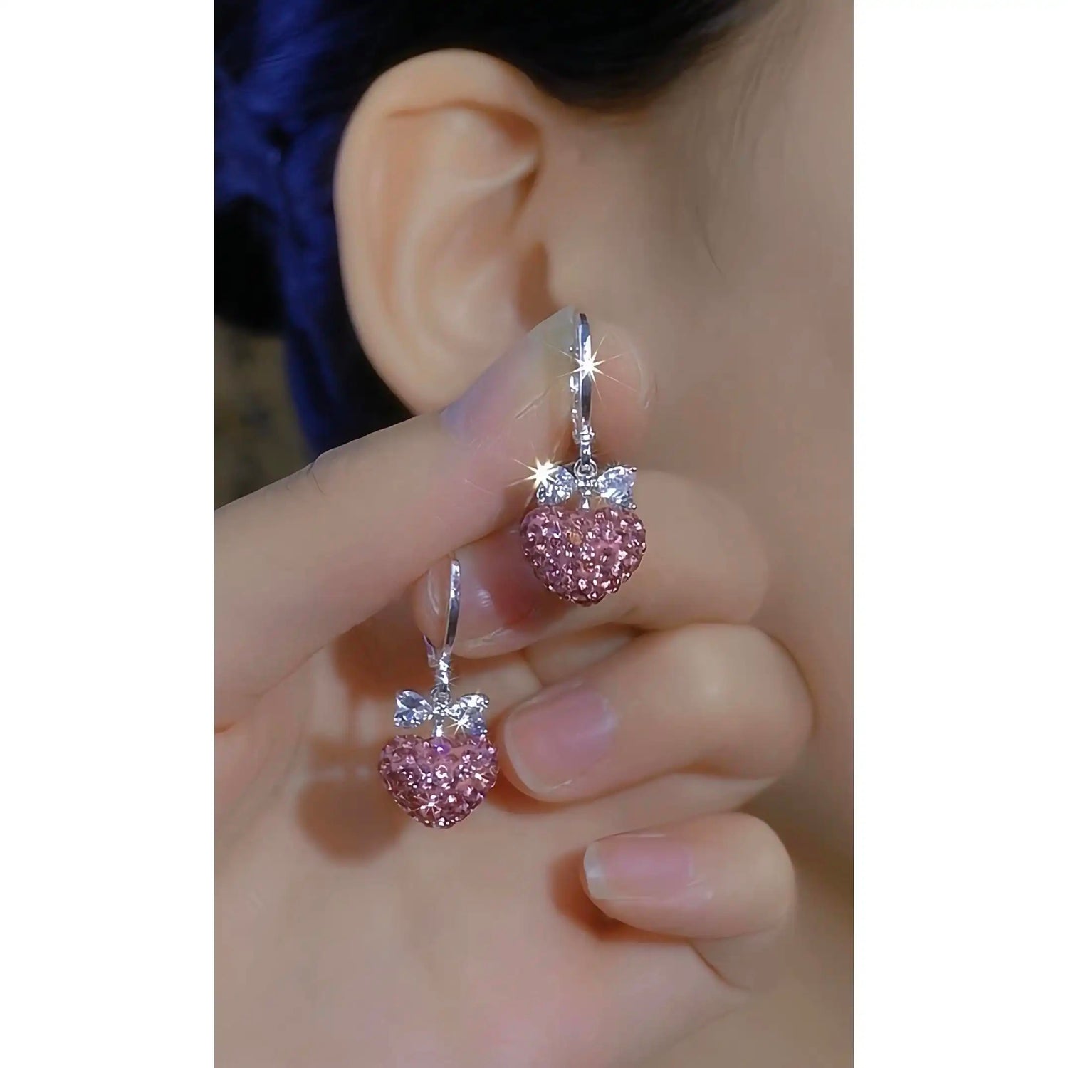 French Retro Flower Pearl Gentle Earrings
