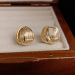 French Retro Minimalist Metal Geometric Ear Cuffs