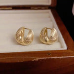 French Retro Minimalist Metal Geometric Ear Cuffs