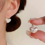 French Retro Minimalist Silver Metal Ear Cuffs