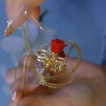 French Rose Necklace