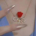 French Rose Necklace