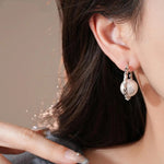 French Round Hoop Earrings