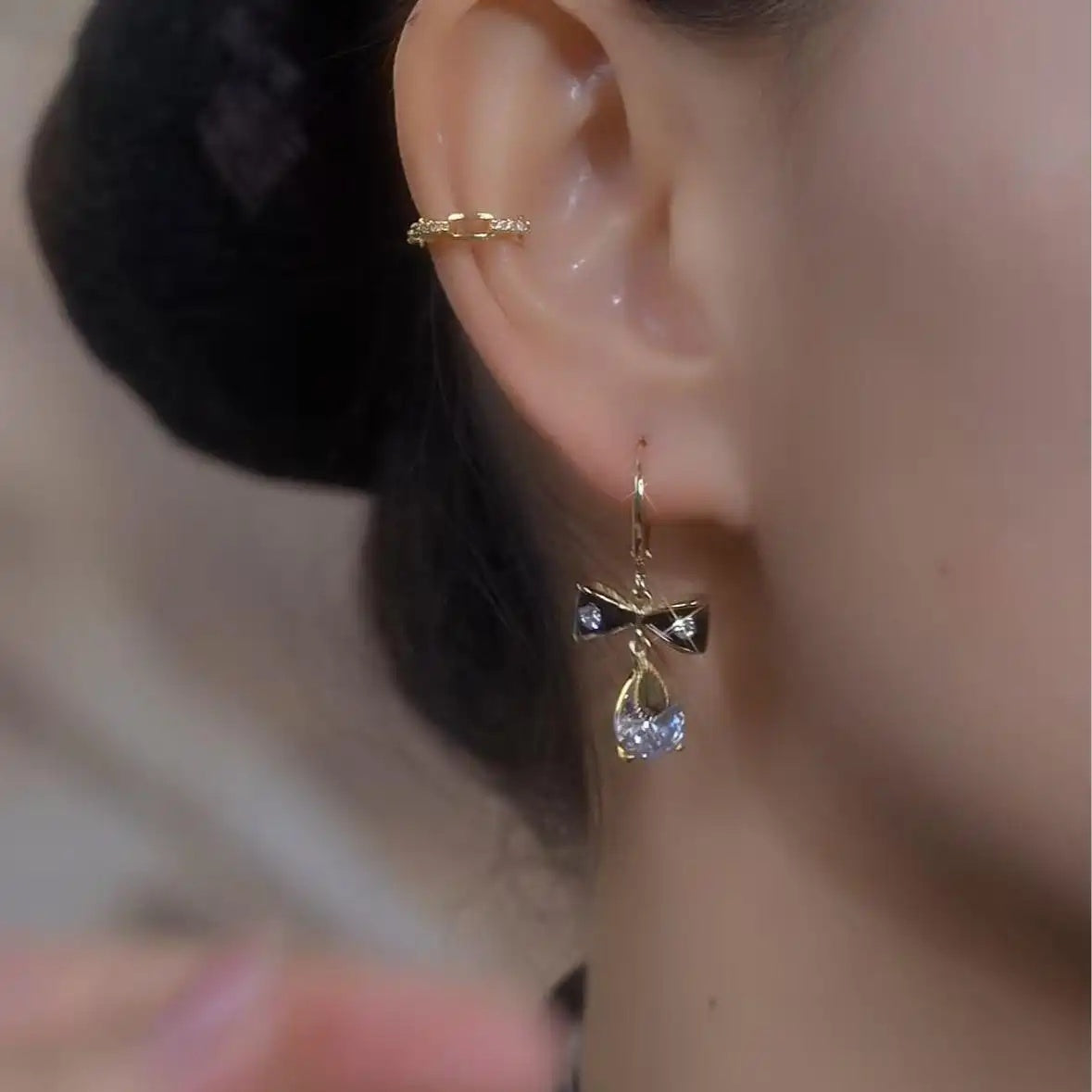 French Small Stud Earrings