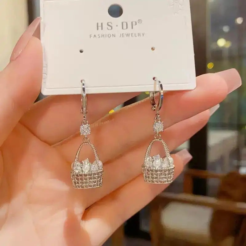 French Vintage Woven Basket Ear Cuffs