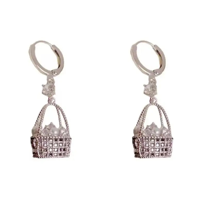 French Vintage Woven Basket Ear Cuffs