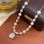 Gentle Crystal Lace Square Diamond Necklace