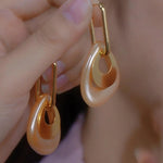 Geometric Metal Irregular Earrings